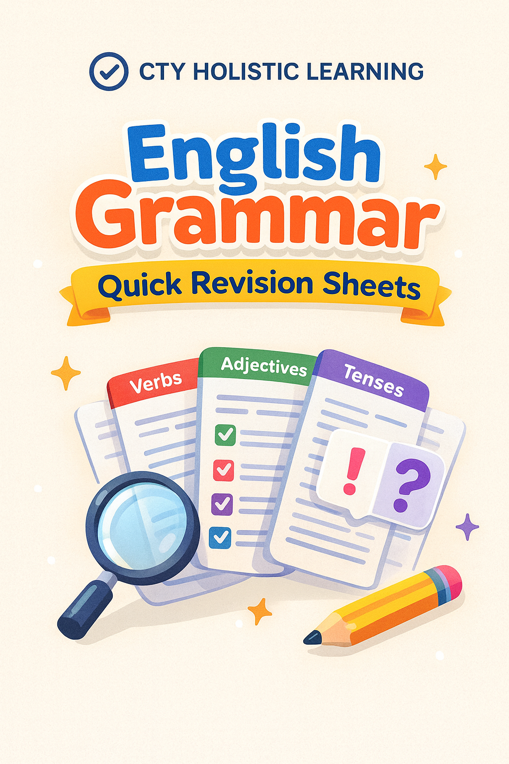 English Grammar Quick Revision Sheets